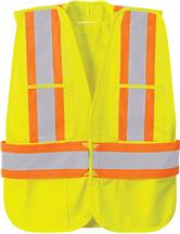 Picture of 5 Point Vertical Stripe Tear Away Safety Vest